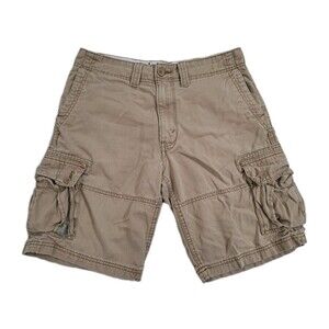 Levi's Denizen Cargo Shorts Men's 30 Khaki Safari Utility Pockets Outdoor Work